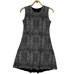 Norma Kamali Womens Black White Monochrome Stretch Dress  Sz:XS/S